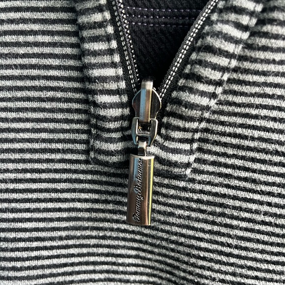 Tommy Bahama flip coast half zip reversible sweatshirt - Picture 3 of 6